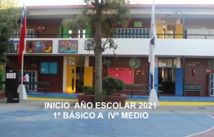 Read more about the article INICIO AÑO ESCOLAR 2021 – 1º BAS. A IVº MEDIO